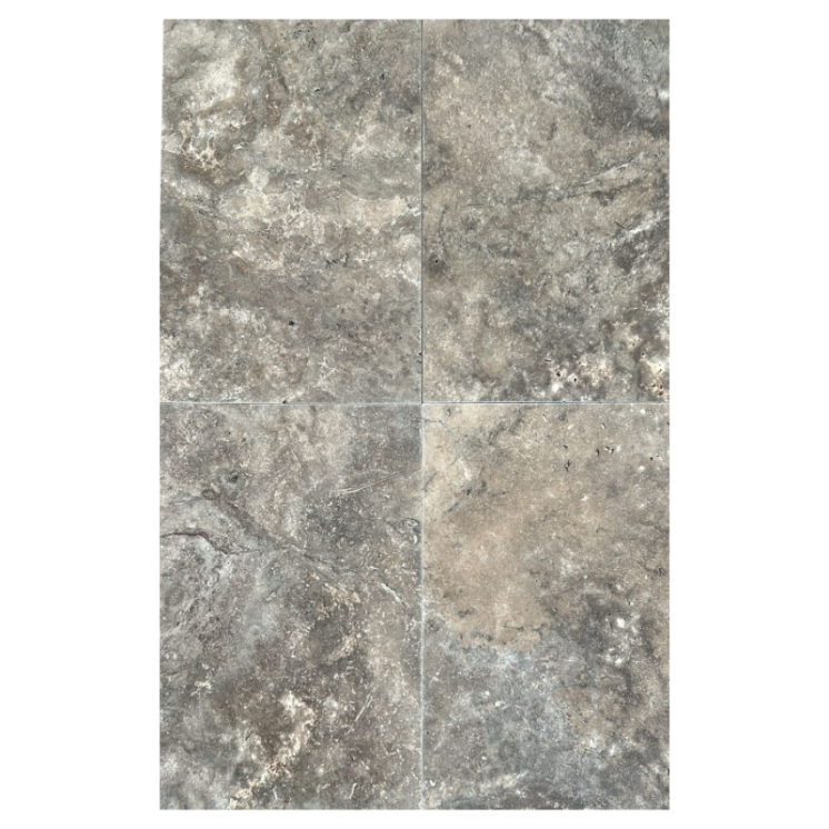 Dalle Travertin Silver Rustique - 40,6 x 61 x 1,2 cm
