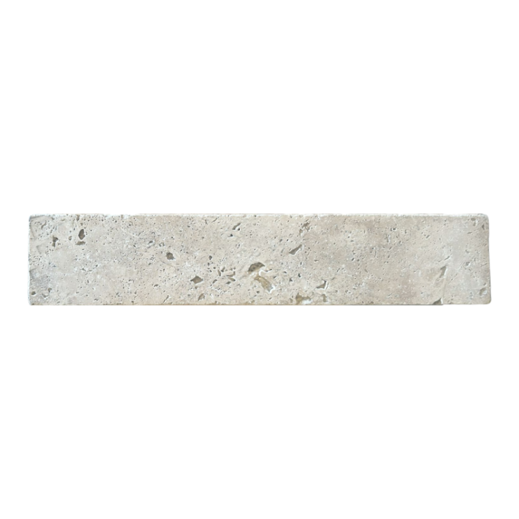 Plinthe Travertin Standard  – 8 x 40.6 x 1.2 cm