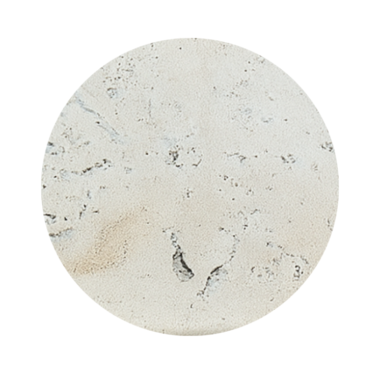 Margelle Travertin  Standard – 33 x 61 x 3 cm (bord ½ rond)
